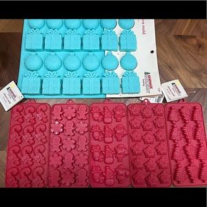 Bundle of Holiday Silicone Craft Molds